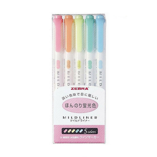 Zebra mildliner highlighter fluorescent 