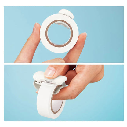 (NEW) Kokuyo - Karu Cut Washi Tape Cutter (White)