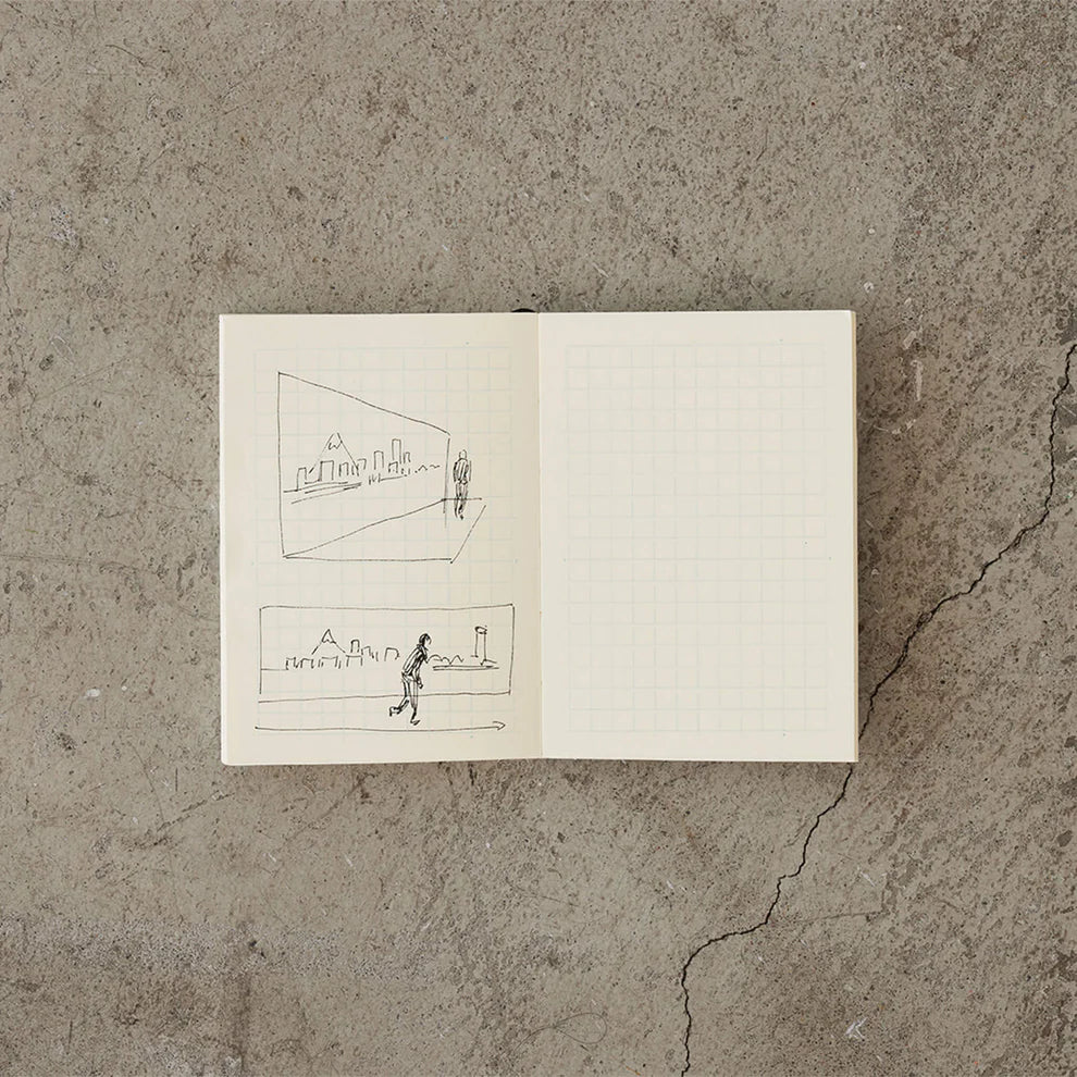 (NEW) Midori MD Notebook A7 - Grid