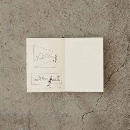 (NEW) Midori MD Notebook A7 - Grid