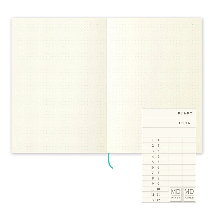 (NEW) Midori MD Notebook Journal A5 - Dot Grid
