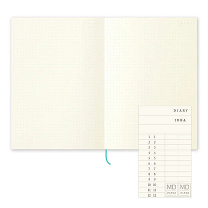 (NEW) Midori MD Notebook Journal A5 - Dot Grid