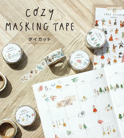 (NEW) Mind Wave Flower | Die-cut Washi Tape