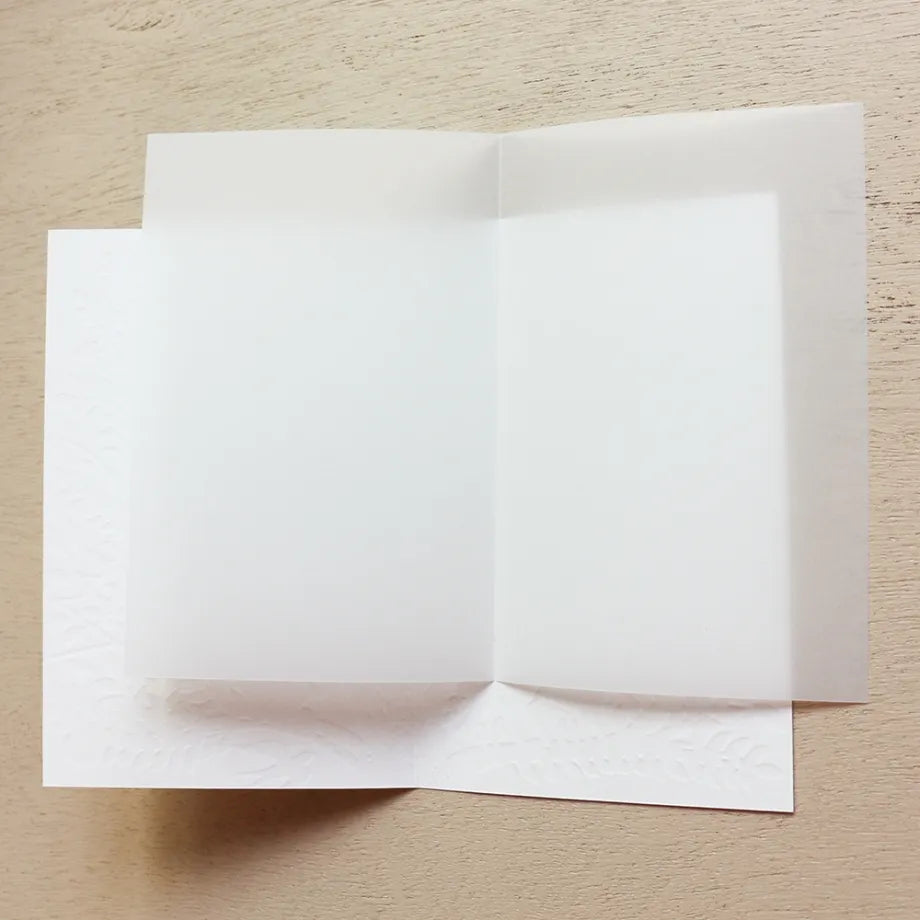 (NEW) Cozyca - Necktie Tulip | Gold Foil Birthday Card