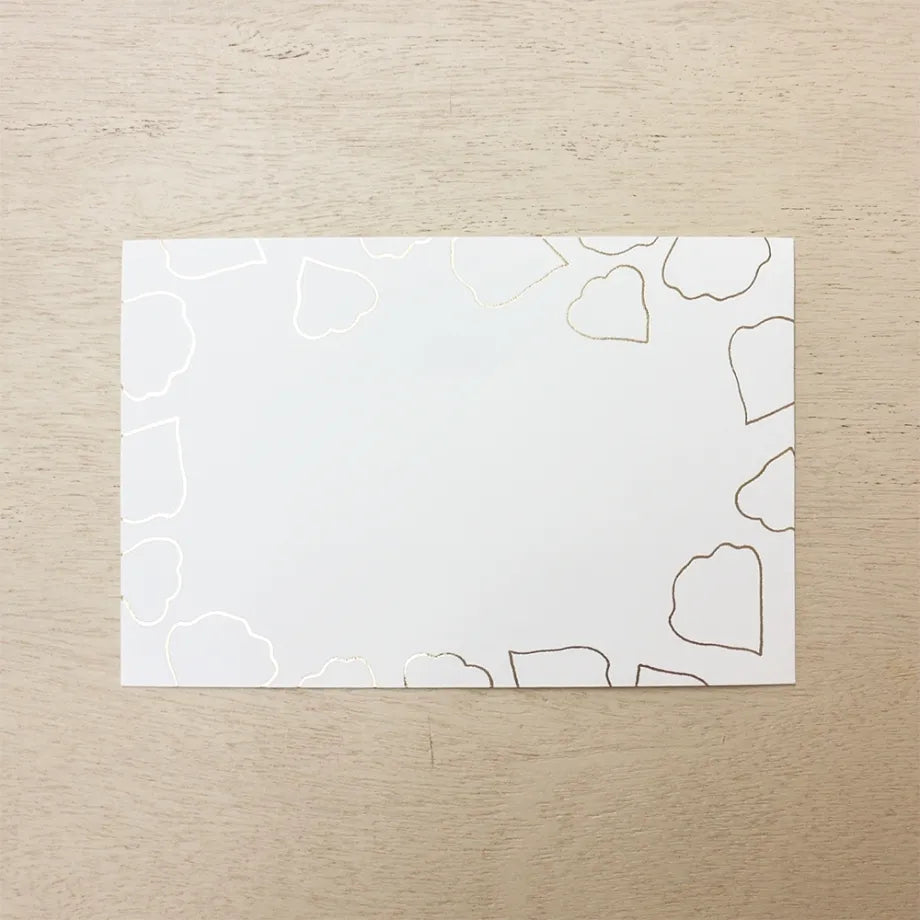 (NEW) Cozyca - Necktie Tulip | Gold Foil Birthday Card