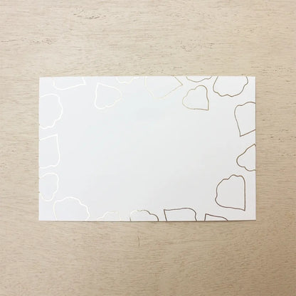 (NEW) Cozyca - Necktie Tulip | Gold Foil Birthday Card