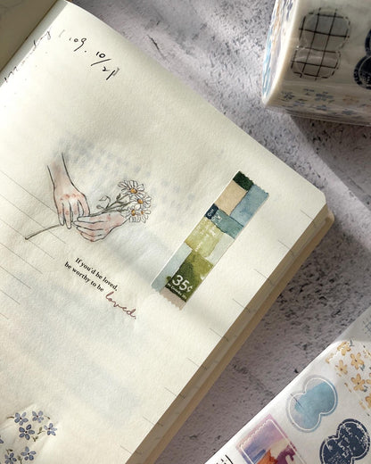 (NEW) Pion - Paragraph | Kiss Cut 5cm Washi Tape
