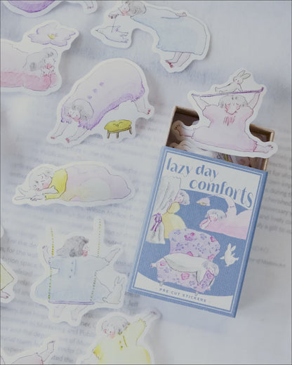 (NEW) Dodolulu - Lazy Day Comforts | Matchbox Flake Stickers