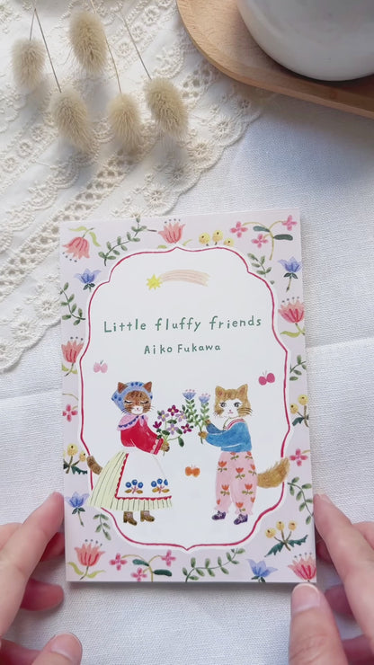 (RESTOCKED) Aiko Fukawa Little Fluffy Friends | Postcard Set