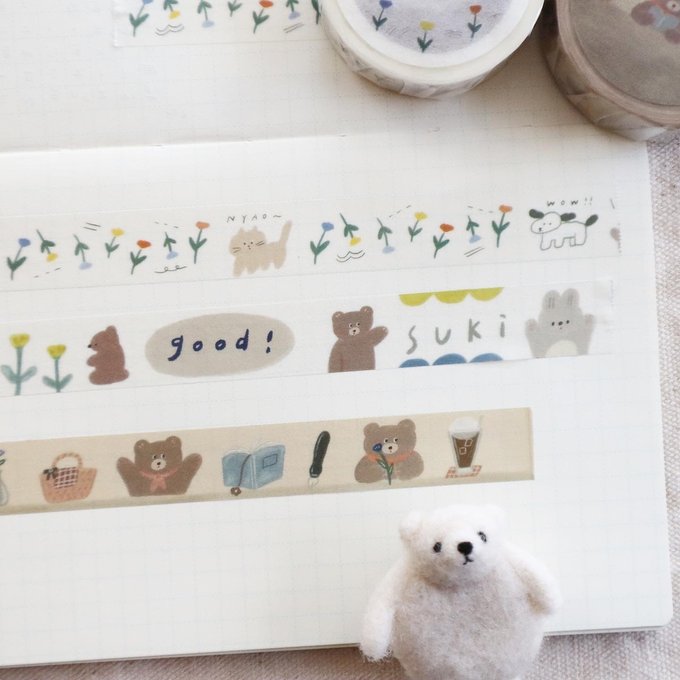 (NEW) Ranmyu Break Time | Washi Tape (10m)