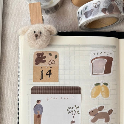 (NEW) Ranmyu Everyday Life and Kuma-Chan | Washi Tape (10m)