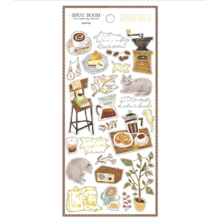 (NEW) Mindwave - Snug Room Coffee | Sticker Sheet