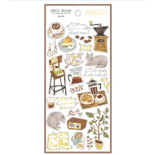 (NEW) Mindwave - Snug Room Coffee | Sticker Sheet