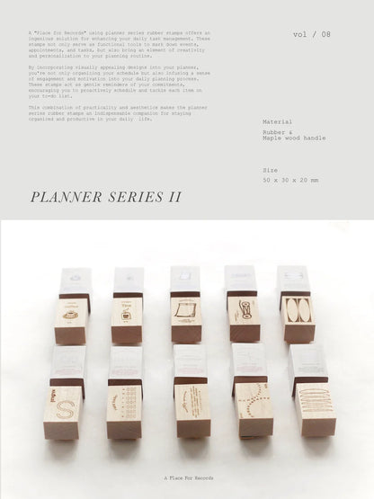 (NEW) Nyret Vol 8 Planner Series - Habit Tracker | Rubber Stamp