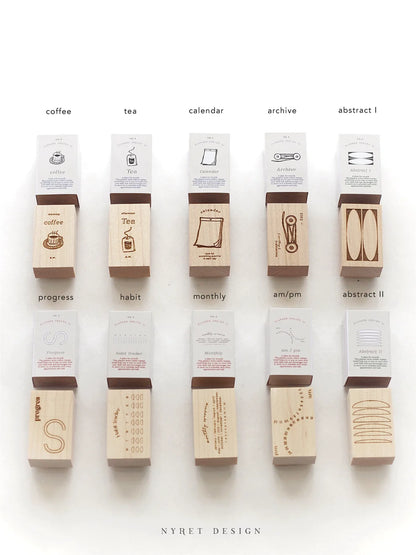 (NEW) Nyret Vol 8 Planner Series - Habit Tracker | Rubber Stamp