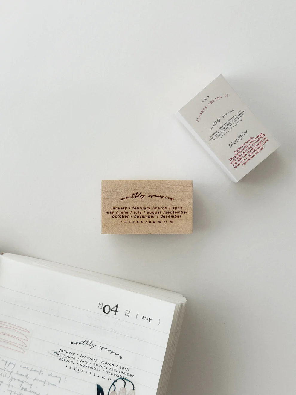 monthly, planning, planner, rubber stamp, days, weekly, stamp, cute, hope and letters, nyret, nz, auckland, new zealand