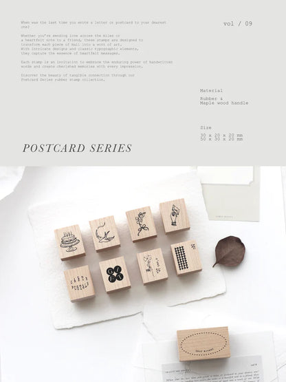(NEW) Nyret Vol 9 Postcard Series - Joy | Rubber Stamp