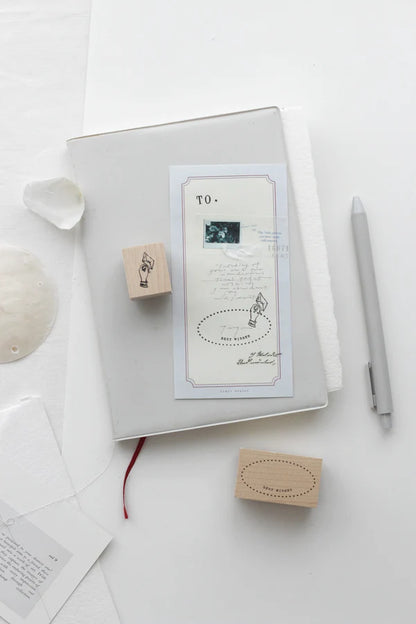 (NEW) Nyret Vol 9 Postcard Series - Joy | Rubber Stamp