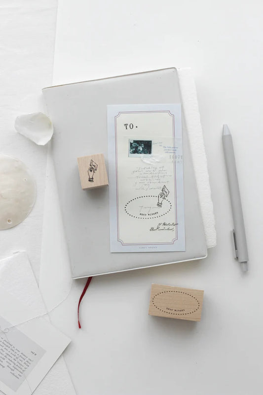 (NEW) Nyret Vol 9 Postcard Series - Letter | Rubber Stamp